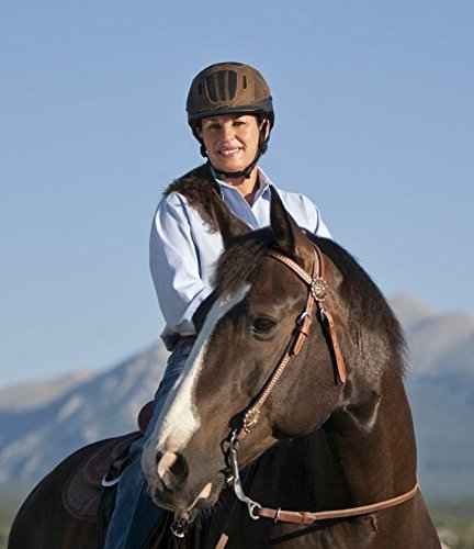 Troxel Sierra Tan Western Equestrian Helmet for Adults - ASTM/SEI Certified Riding Safety Gear for Horseback Riding, Trail Riding & Rodeo Events