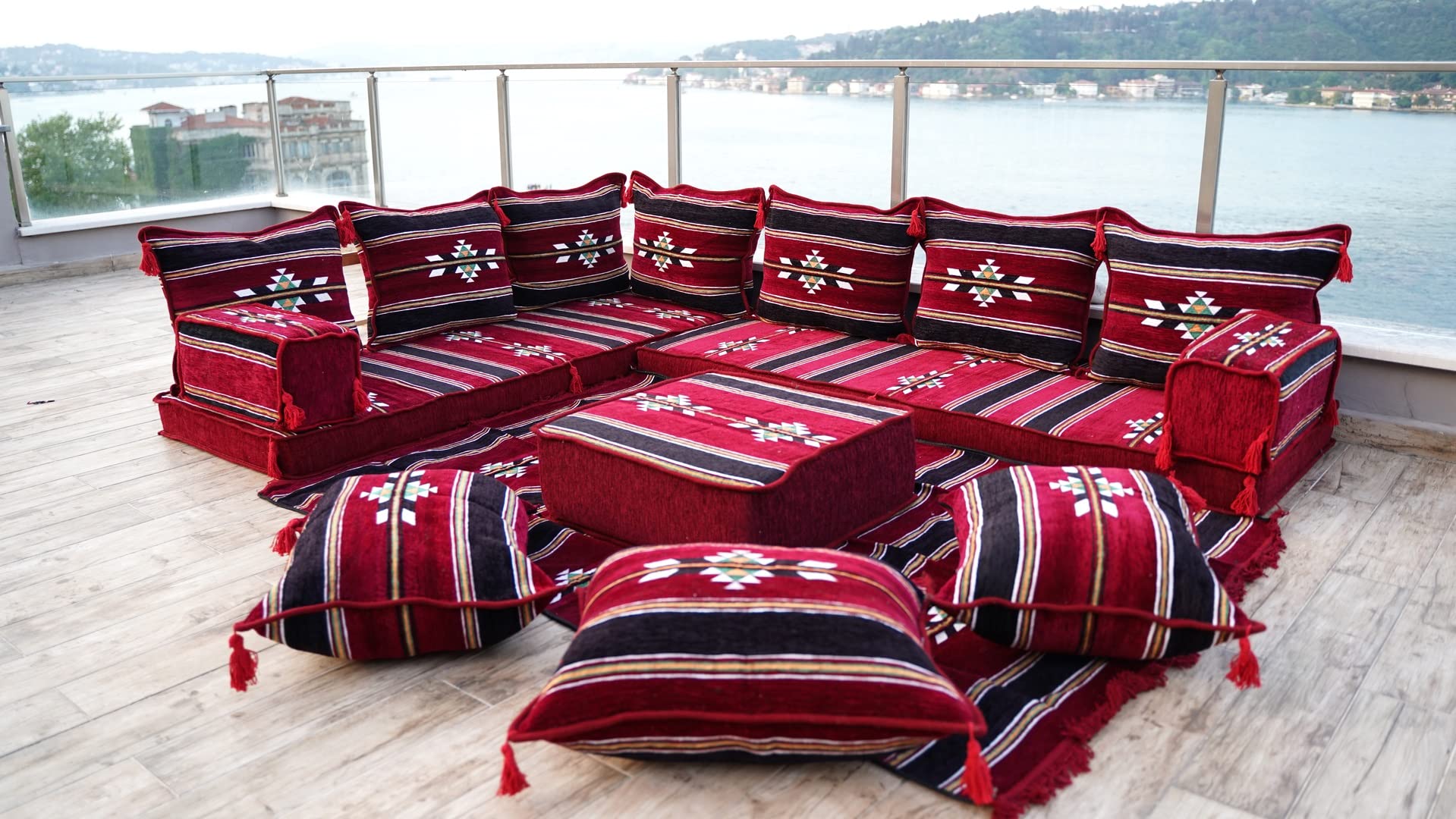 L-Shaped Floor Couch 4