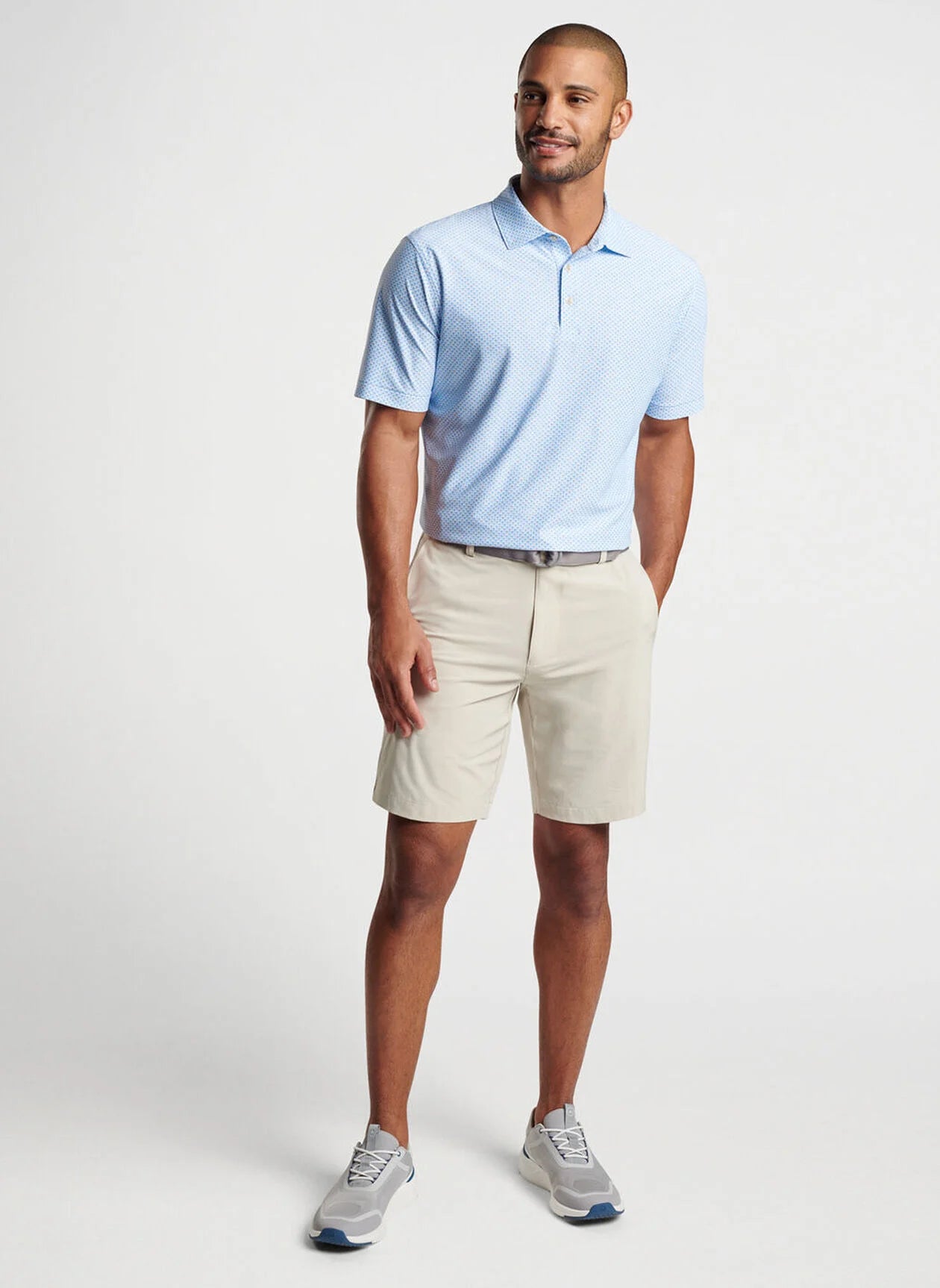Peter Millar Men's Performance Mesh Short Sleeve Polo Shirt - Moisture Wicking, Breathable & Comfortable for Golf, Tennis & Casual Wear