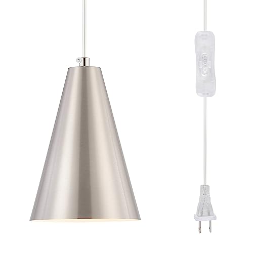 1Pack Brushed Nickel-Plug in