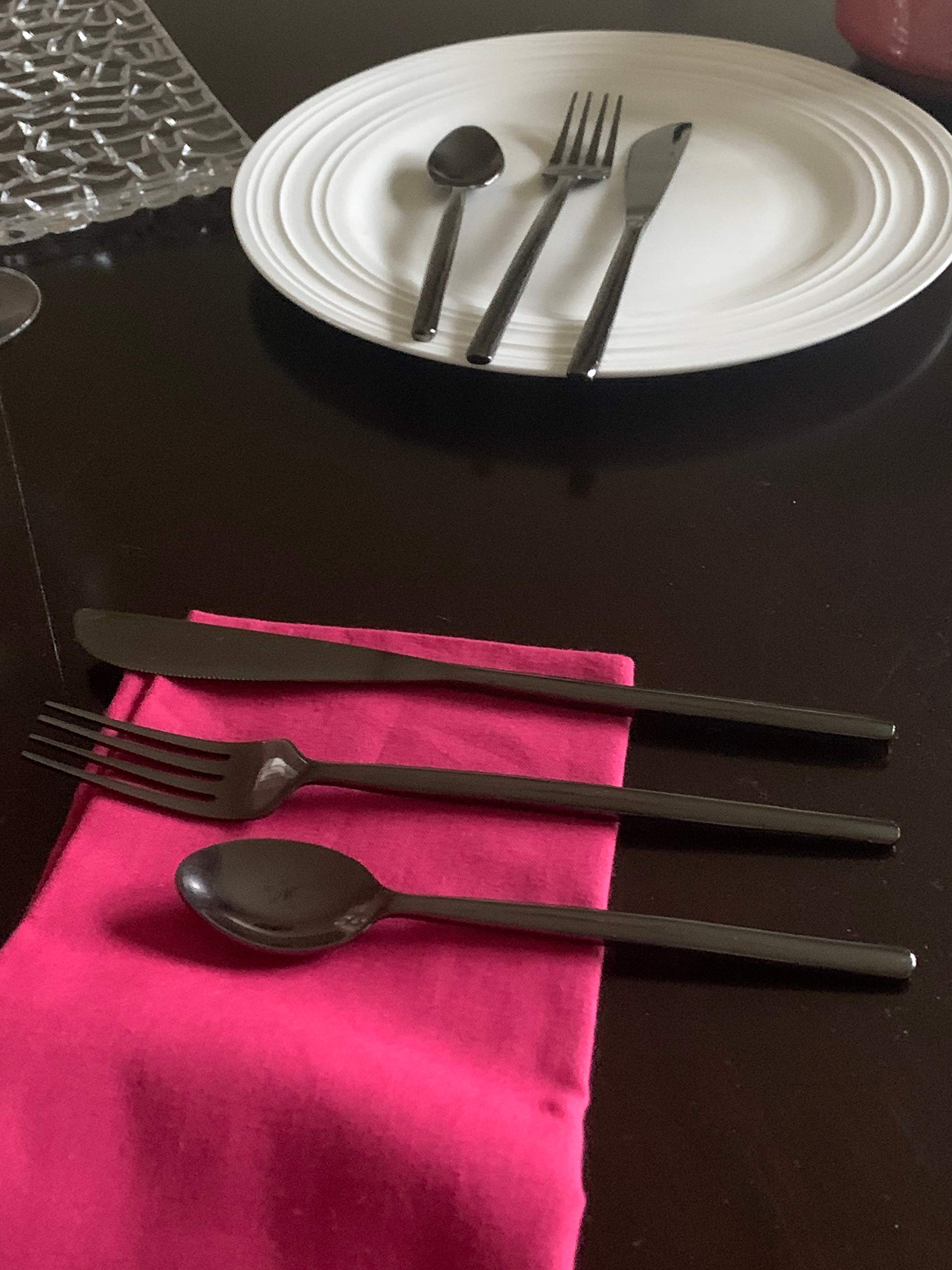 Premium 18-Piece Stainless Steel Flatware Set - Dinner Knives, Forks & Teaspoons - Elegant Cutlery for Dining, Parties & Gifting