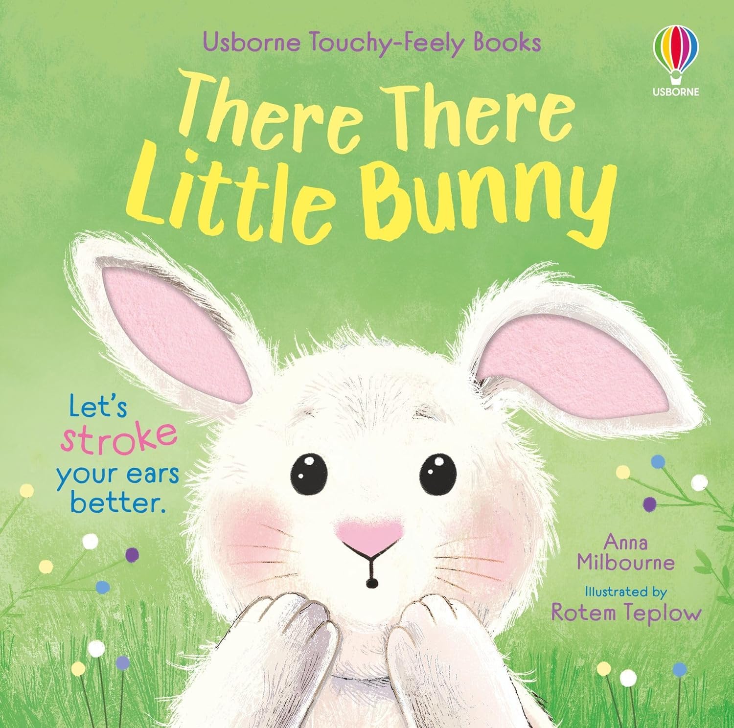 There There Little Bunny Sensory Board Book - Interactive Touch & Feel Baby Book for Early Learning & Sensory Development - Perfect for Bedtime, Playtime & Toddler Education