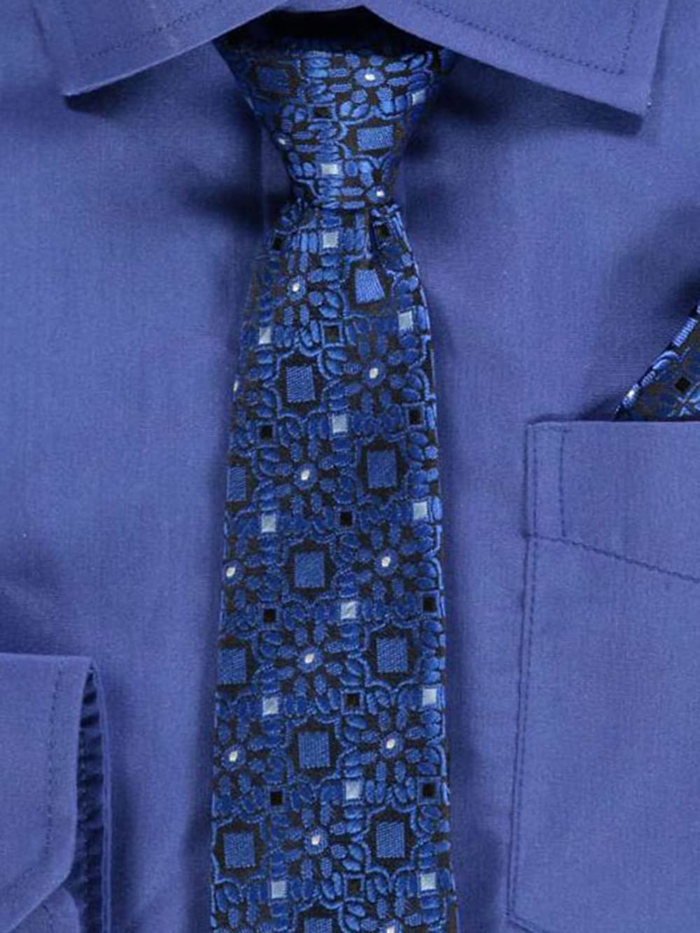 Boys' Dress Shirt & Tie Set for Kids - Stylish Formal Wear with Patterned Necktie | Perfect for School, Weddings & Special Occasions