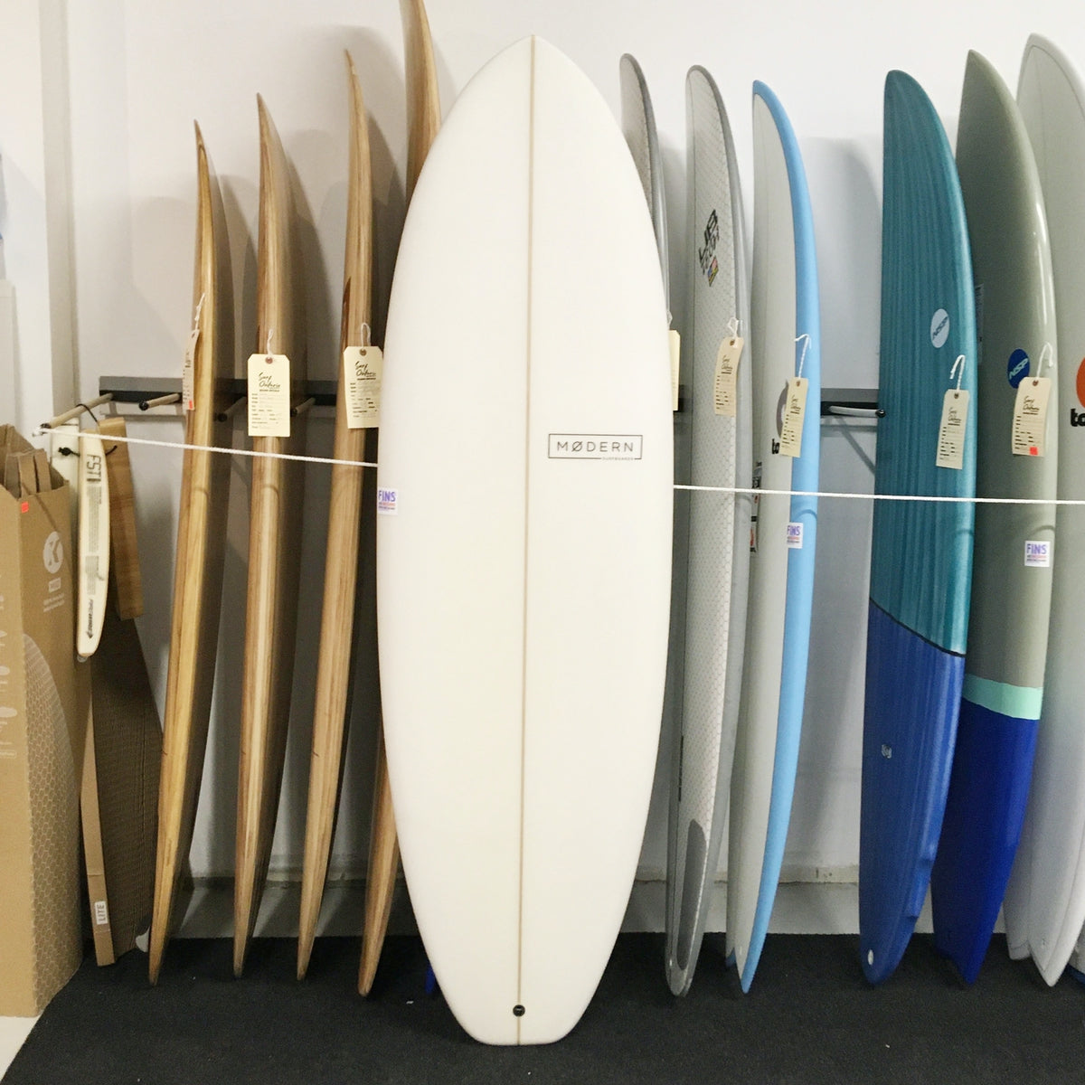 Modern Highline 6'4 PU Clear Surfboard - Premium Performance Surfboard for All Skill Levels | Perfect for Beach Waves, Coastal Surfing & Water Sports