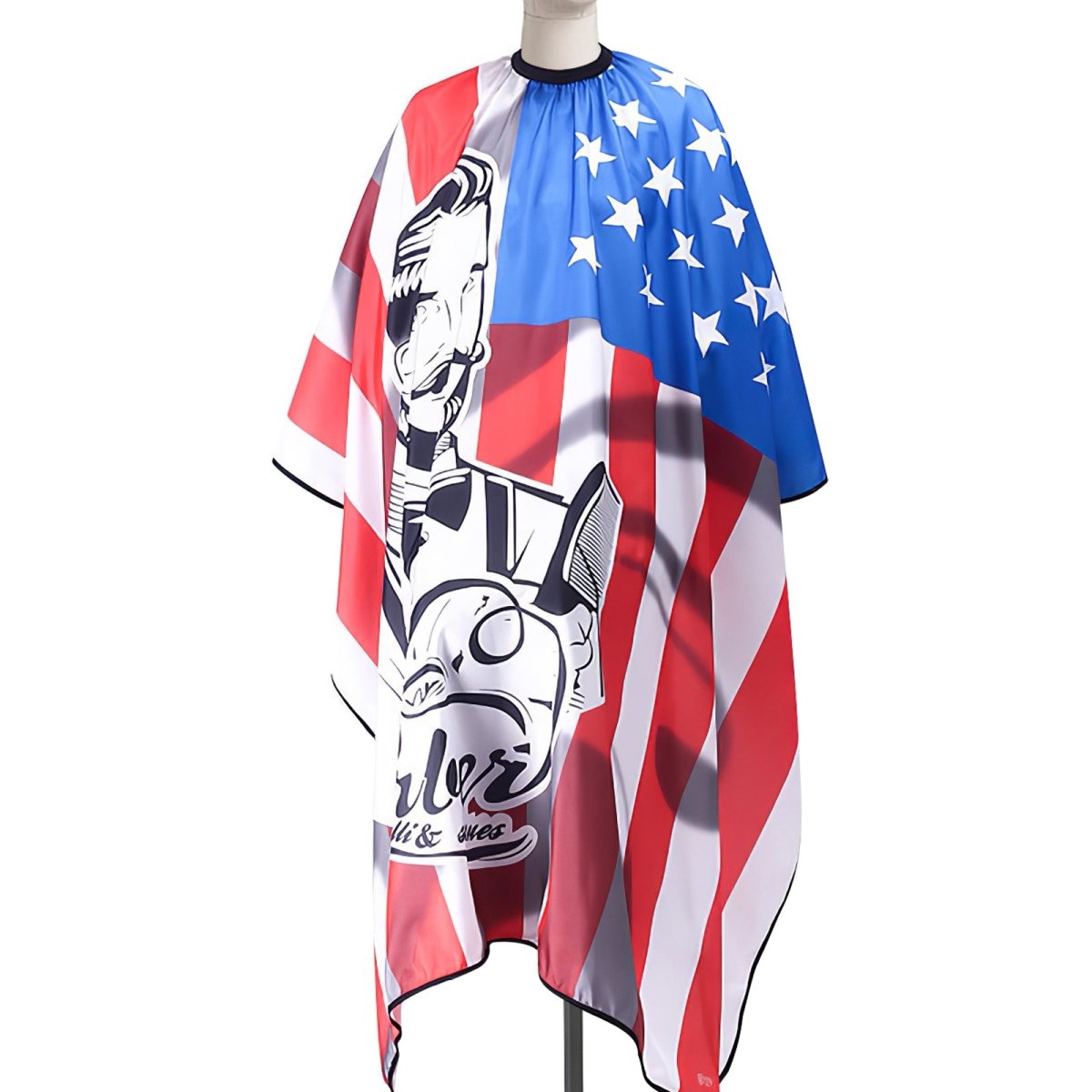 Stylish Salon Cape with Unique Pattern Design - Perfect for Haircuts, Coloring & Styling at Home or Professional Salons