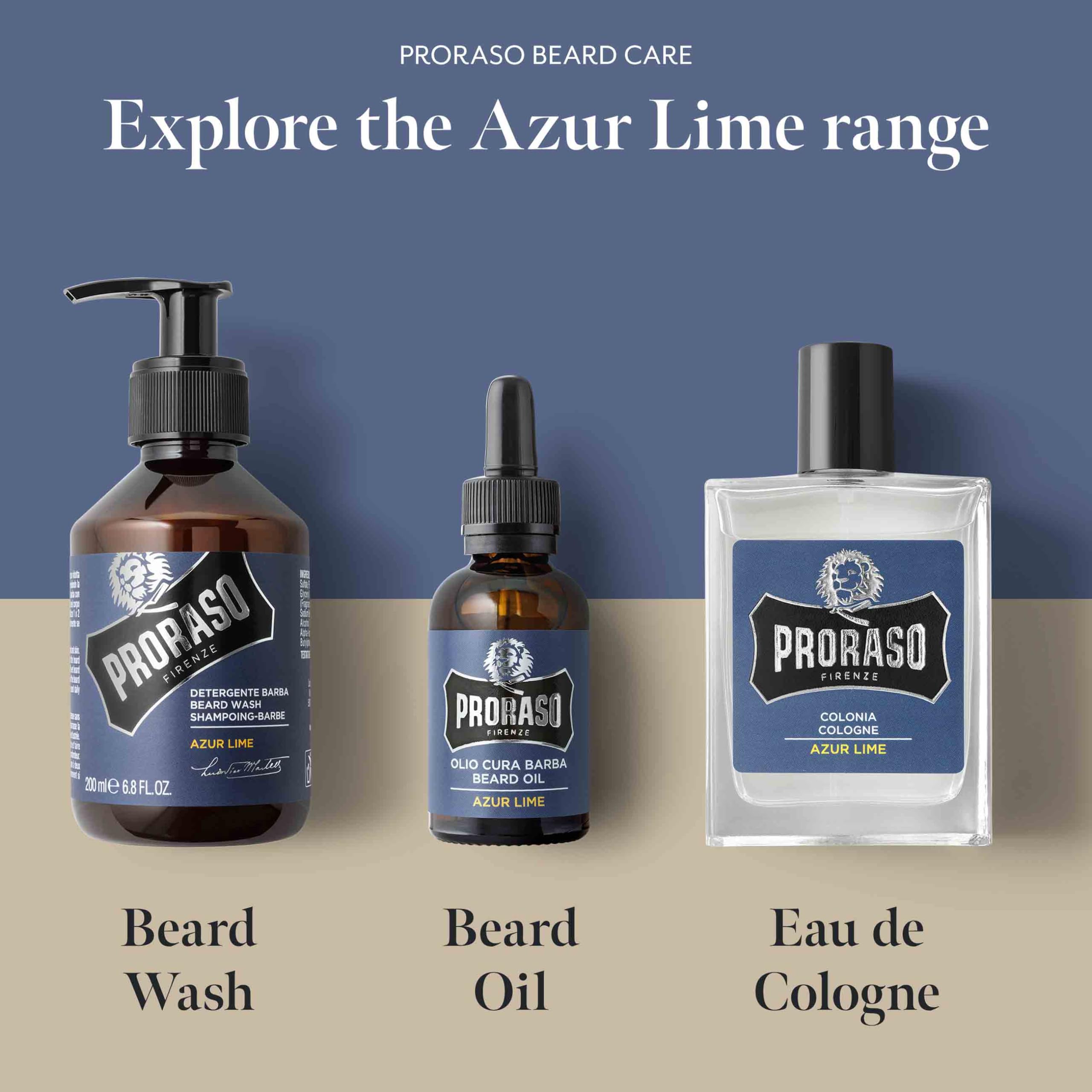 Proraso Beard Wash for Men - Cleansing, Softening & Refreshing Beard & Skin Care - Ideal for Daily Use & Grooming Routine