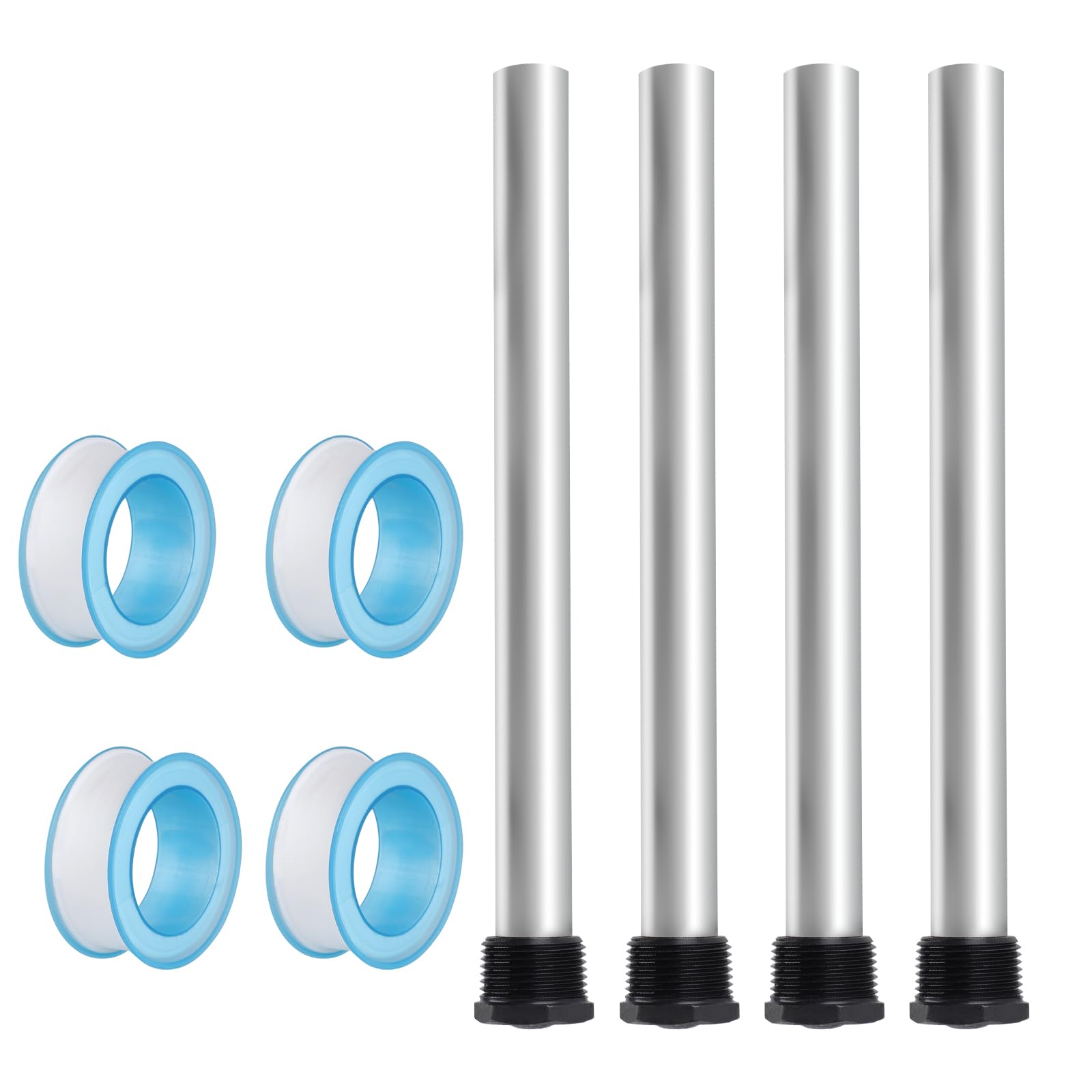 4-Pack RV Water Heater Anode Rods - Magnesium Replacement for Suburban RV Water Heaters | 9.25