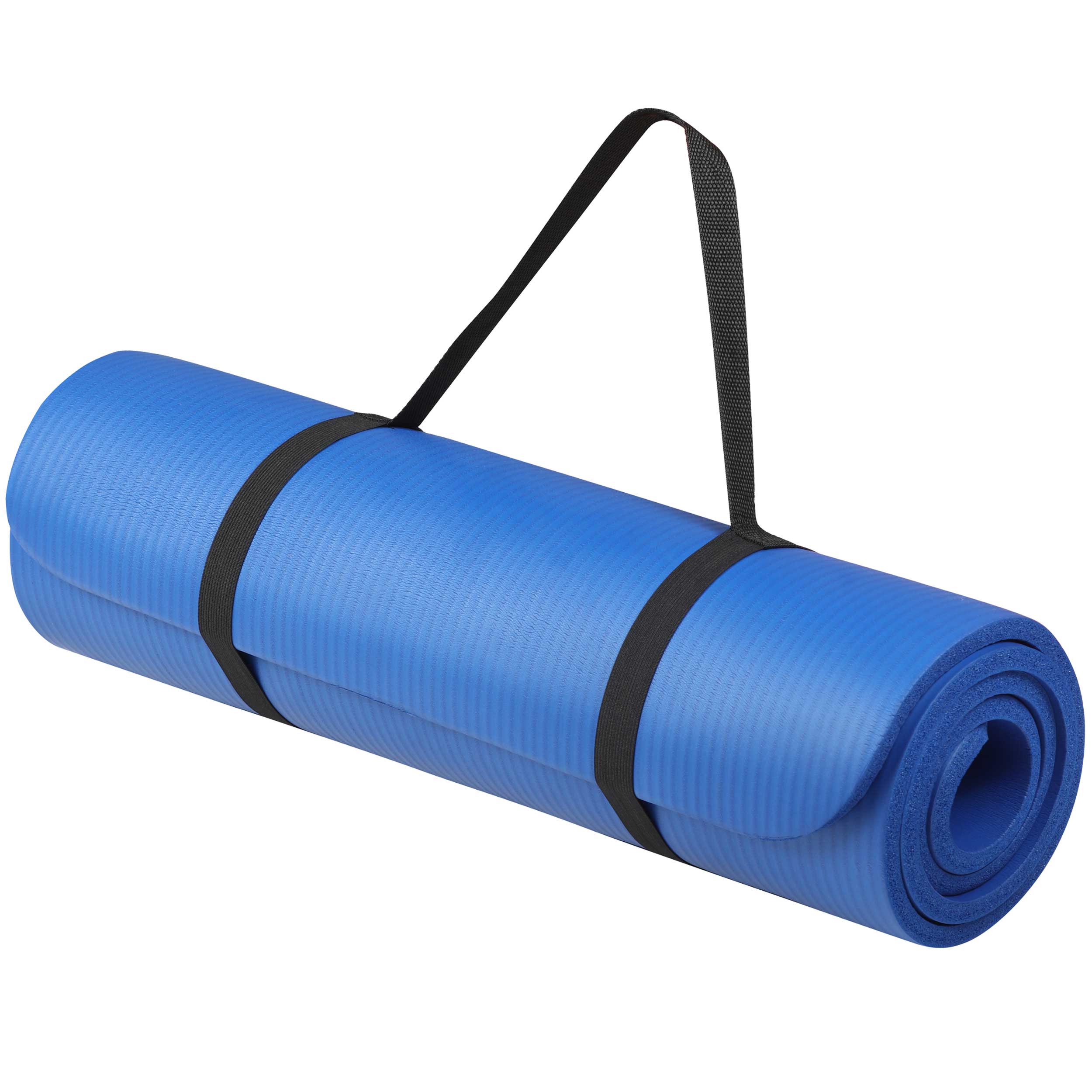 PRCTZ 12mm Thick NBR Exercise Yoga Mat - Non-Slip, Eco-Friendly Fitness Mat for Home Workouts, Gym, Pilates & Yoga Practice