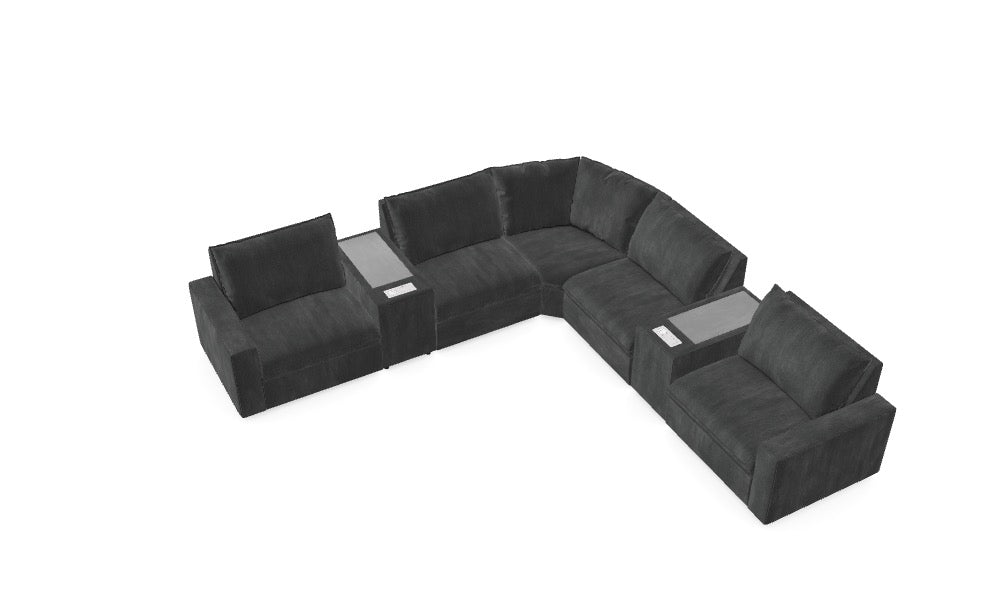 Custom Love Story Modular Sectional Sofa - Personalized Design Ref: M_XJW9BO - Perfect for Living Room, Lounge & Family Gatherings