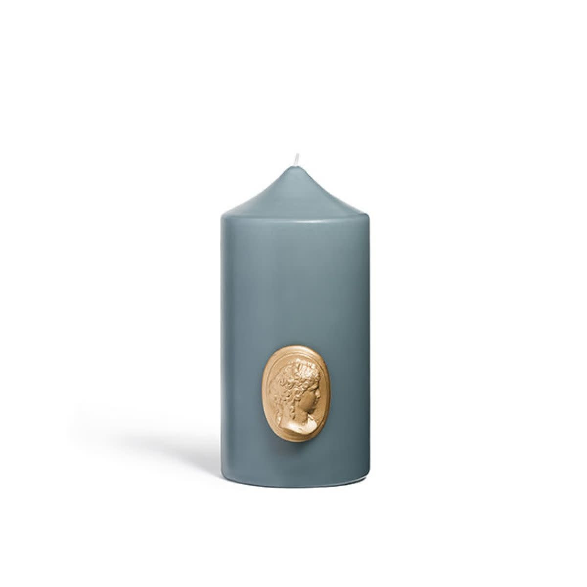 Cire Trudon Luxury Grey Pillar Candle - Handmade Scented Soy Wax Candle for Home Decor, Wedding Centerpieces & Relaxation Gifts