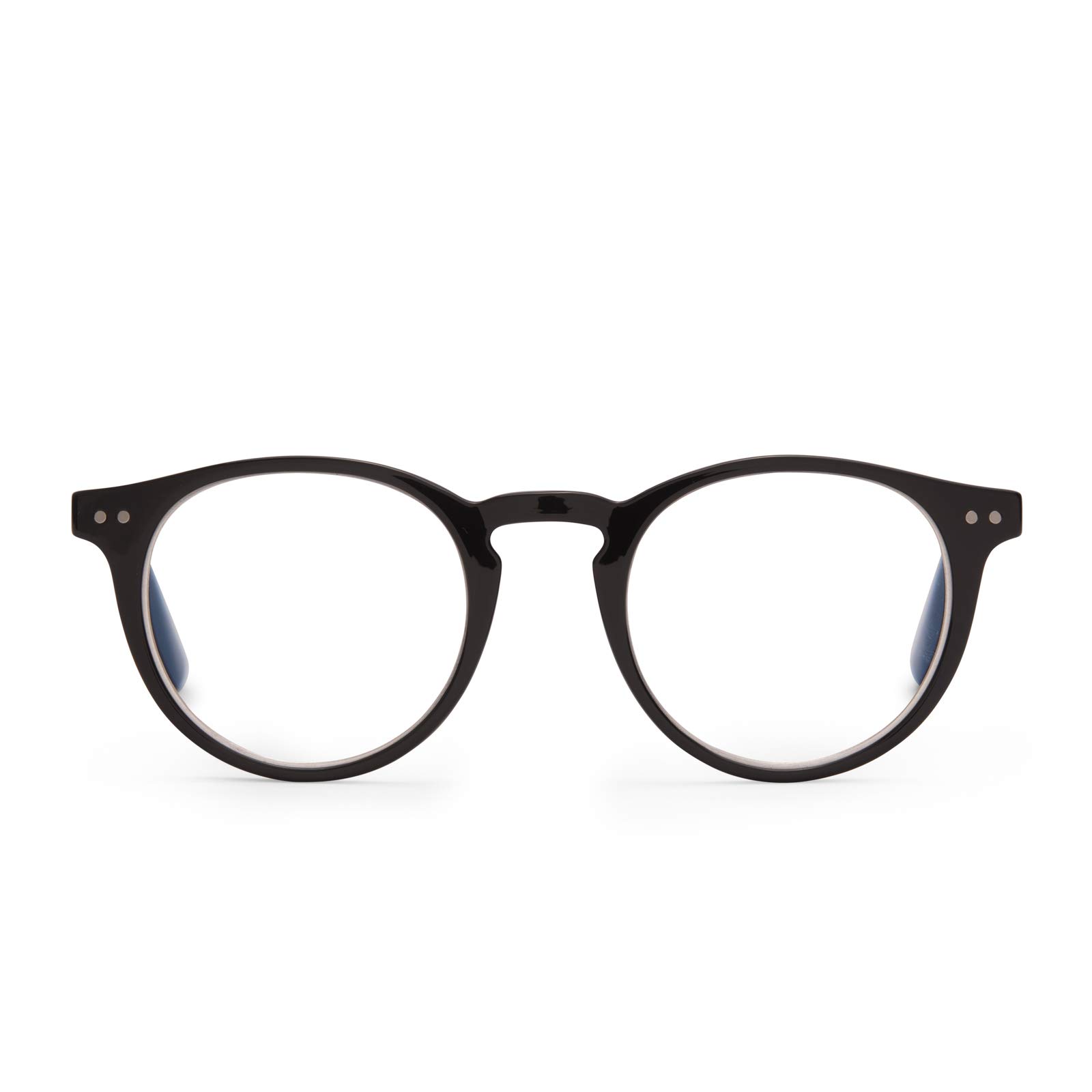 Blue Light Blocking Reading Glasses for Men & Women - DIFF Lightweight Oversized Readers with Anti-Glare Protection | Perfect for Computer Work, Reading & Screen Time