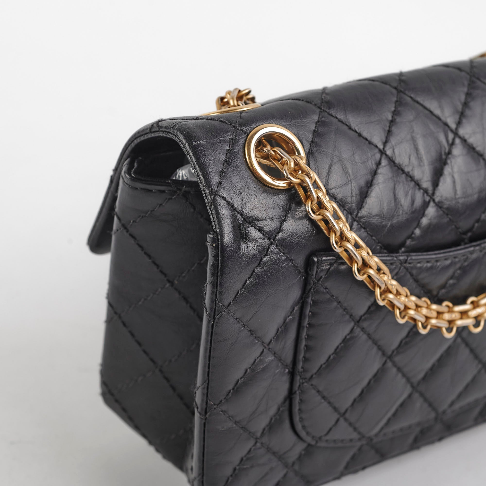 Chanel Mini Reissue 2.55 Classic Flap Bag in Black - Perfect for Evening Events, Date Nights & Luxury Fashion Collectors