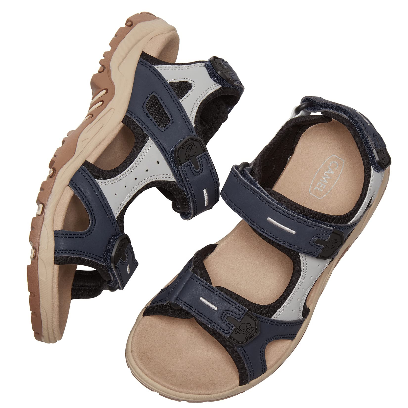 CAMEL CROWN Women's Hiking Sandals - Waterproof Sport Sandals with Arch Support for Walking, Beach & Outdoor Activities | Comfortable Travel & Adventure Footwear