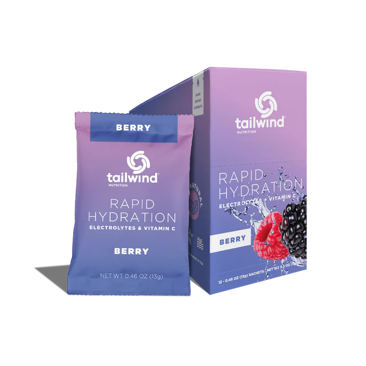Tailwind Rapid Rehydration Powder - Electrolyte Drink Mix for Endurance Athletes & Runners - Single Serving Pack - Ideal for Marathon, Cycling & Workout Recovery