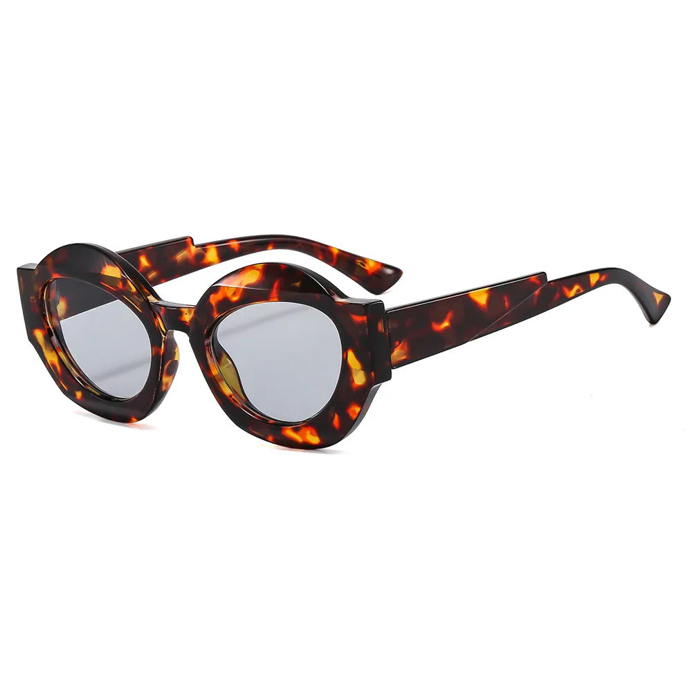 CCspace Unisex Full Rim Oval Resin Eyeglasses Frame 56864 - Lightweight & Durable for Reading, Work, and Everyday Fashion