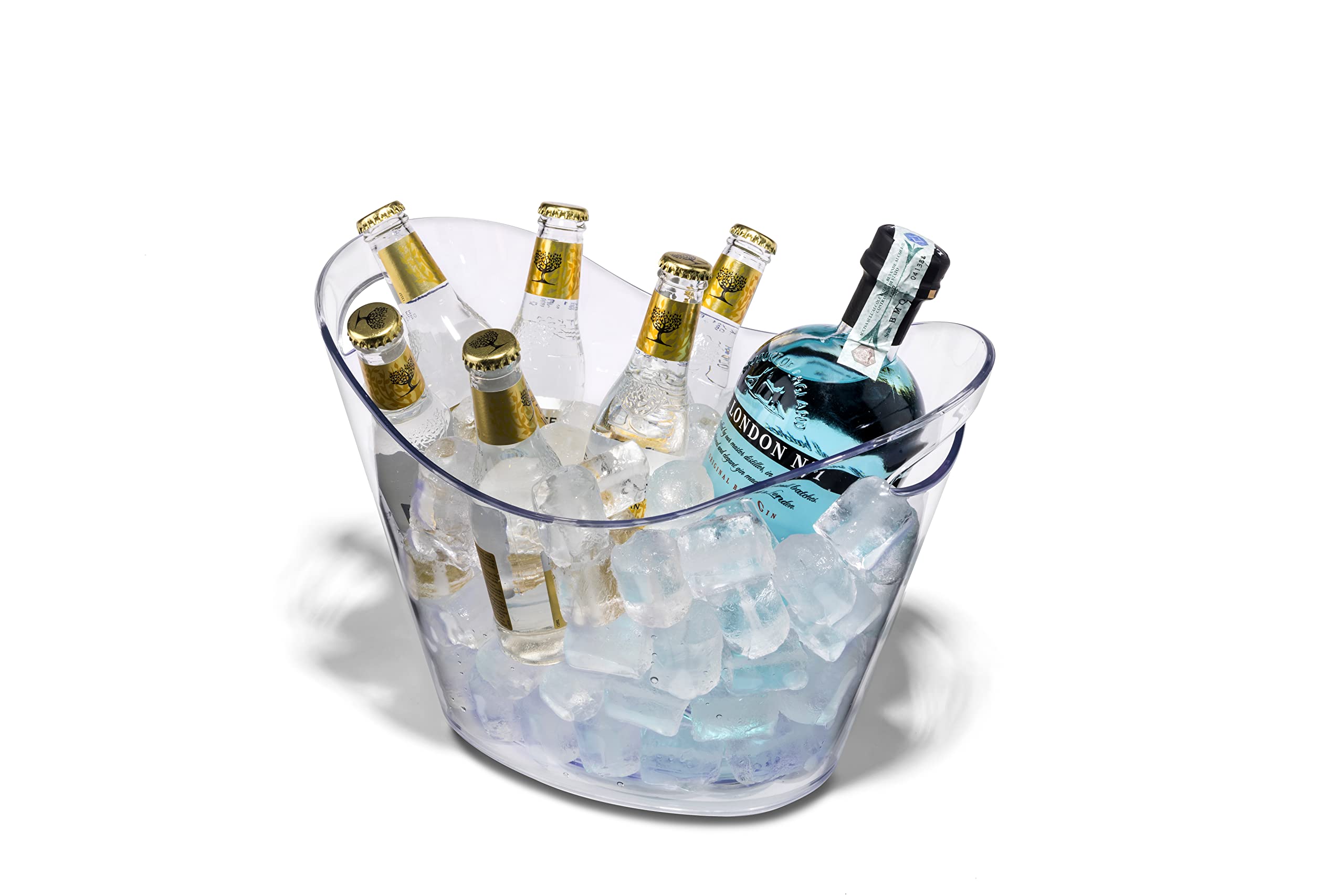 Virtually Unbreakable Ice Bucket - Insulated Wine Cooler & Beverage Chiller Holds 4 Bottles of Champagne, Prosecco or Wine - Perfect for Parties, Weddings & Outdoor Events