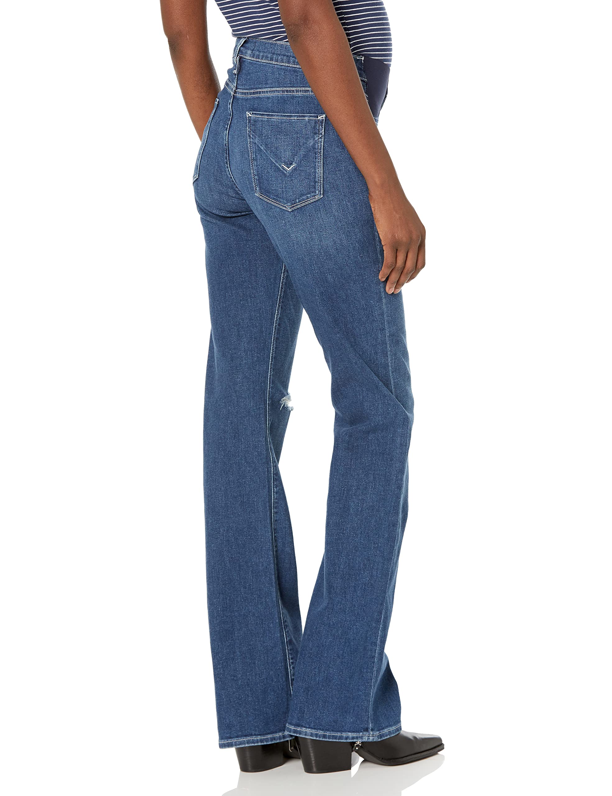 HUDSON Women's Nico Midrise Bootcut Maternity Jeans - Comfortable Stretch Denim Pants for Pregnant Women | Perfect for Work, Casual Wear & Everyday Outfits