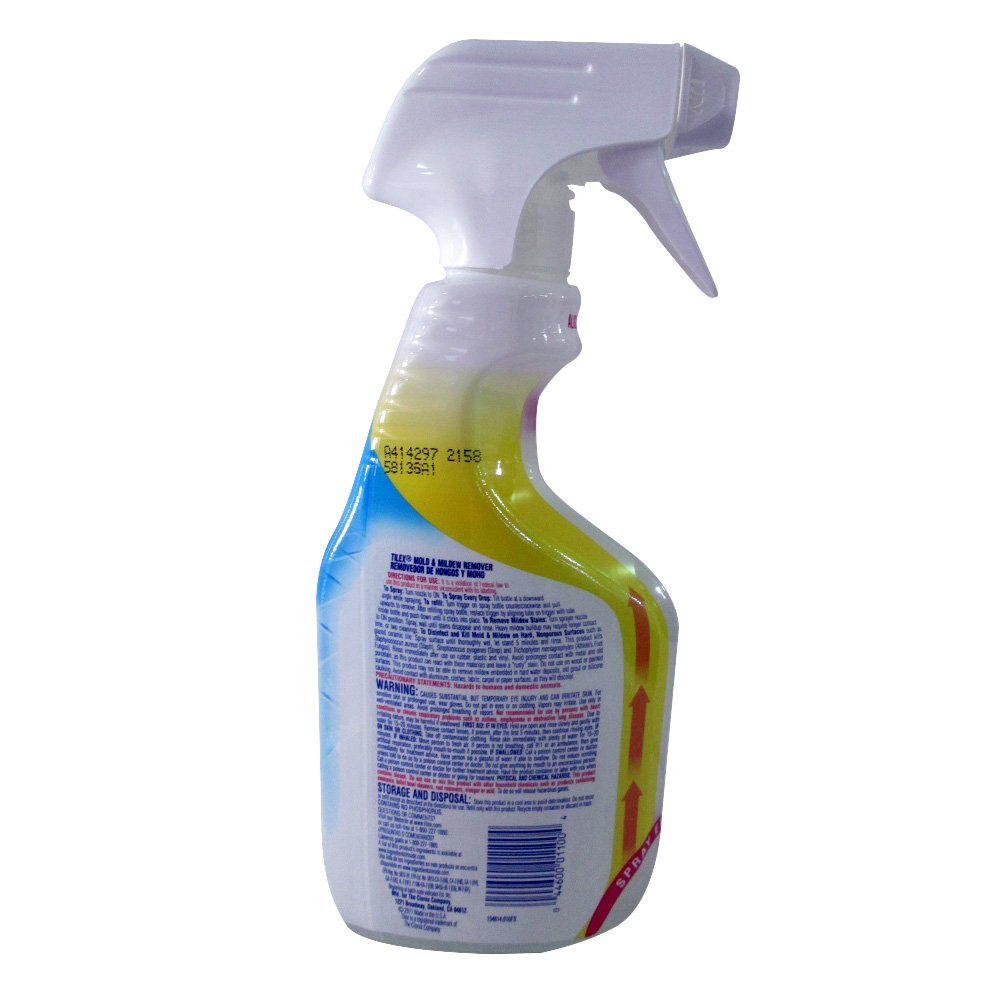 Tilex Mold and Mildew Remover Spray - 16 Fl Oz | Fast-Acting Bathroom Cleaner for Shower, Tile & Grout | Eliminates Stains & Prevents Regrowth