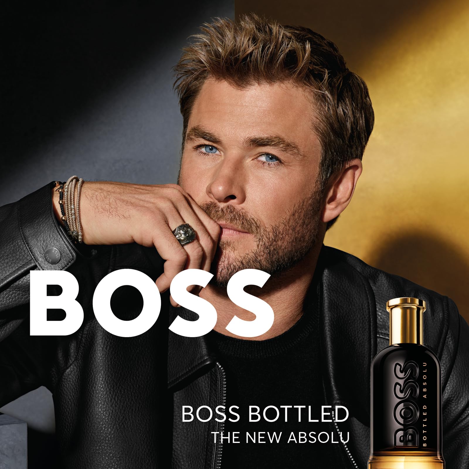 Hugo Boss Bottled Absolu Intense Men's Cologne - Woody Leather Scent with Patchouli & Cedarwood Notes - Long Lasting Fragrance for Date Night & Special Occasions
