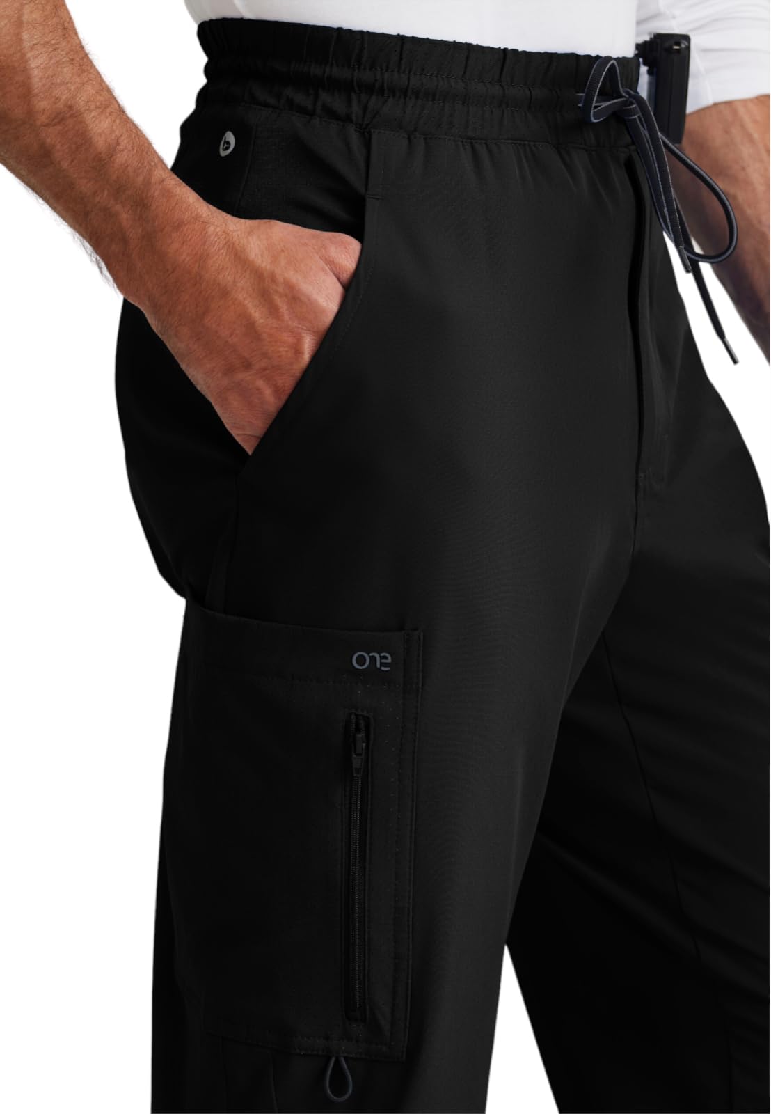 BARCO One Vortex Scrub Joggers for Men - Eco-Friendly Stretch Fabric, Wrinkle-Resistant, Comfort Fit Elastic Waist Pants - Perfect for Medical Professionals, Nurses & Healthcare Workers