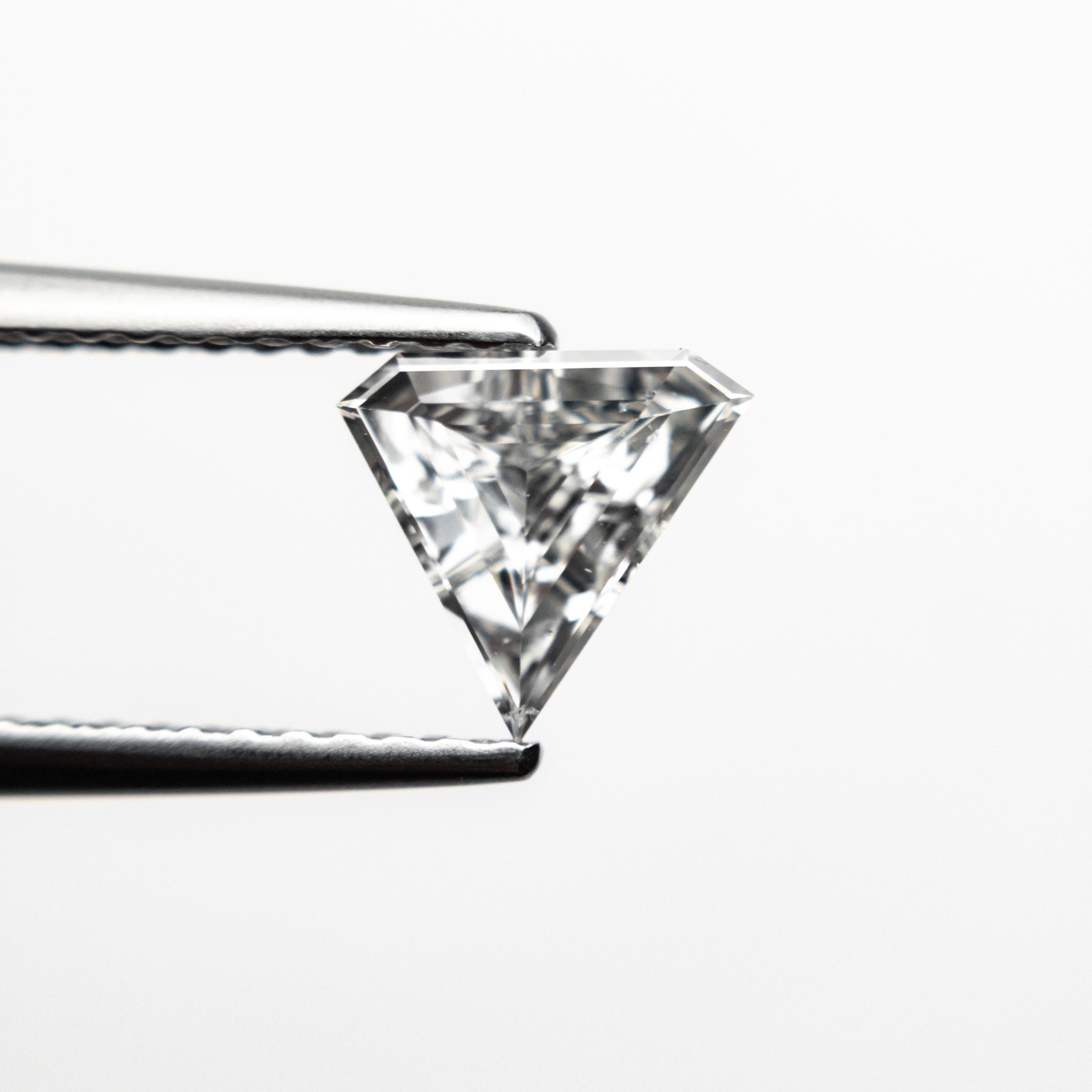 0.42ct Shield Step Cut Diamond - 6.40x6.80x2.14mm SI2 F Color - Loose Gemstone for Engagement Rings & Fine Jewelry