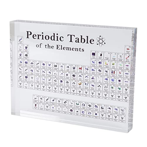 Periodic Table of Elements - Educational Science Display for Kids, Students & Teachers | Safe, Odorless Chemistry Learning Tool for Classroom & Home Study