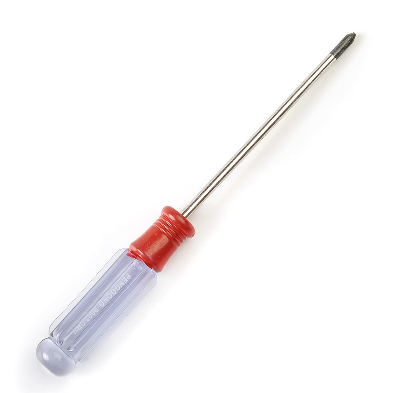 Utoolmart Phillips Screwdriver - 3mm Magnetic Cross Head Tip, 75mm 45# Steel Shaft with 50mm Ergonomic Plastic Handle - Perfect for Home Repair, DIY Projects & Craft Work - Ideal for Electronics, Furniture Assembly & Household Maintenance