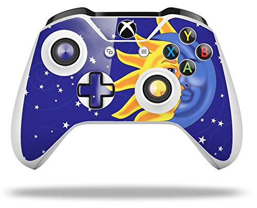 XBOX One S/X Controller Vinyl Skin Wrap - Moon Sun Design for Gaming