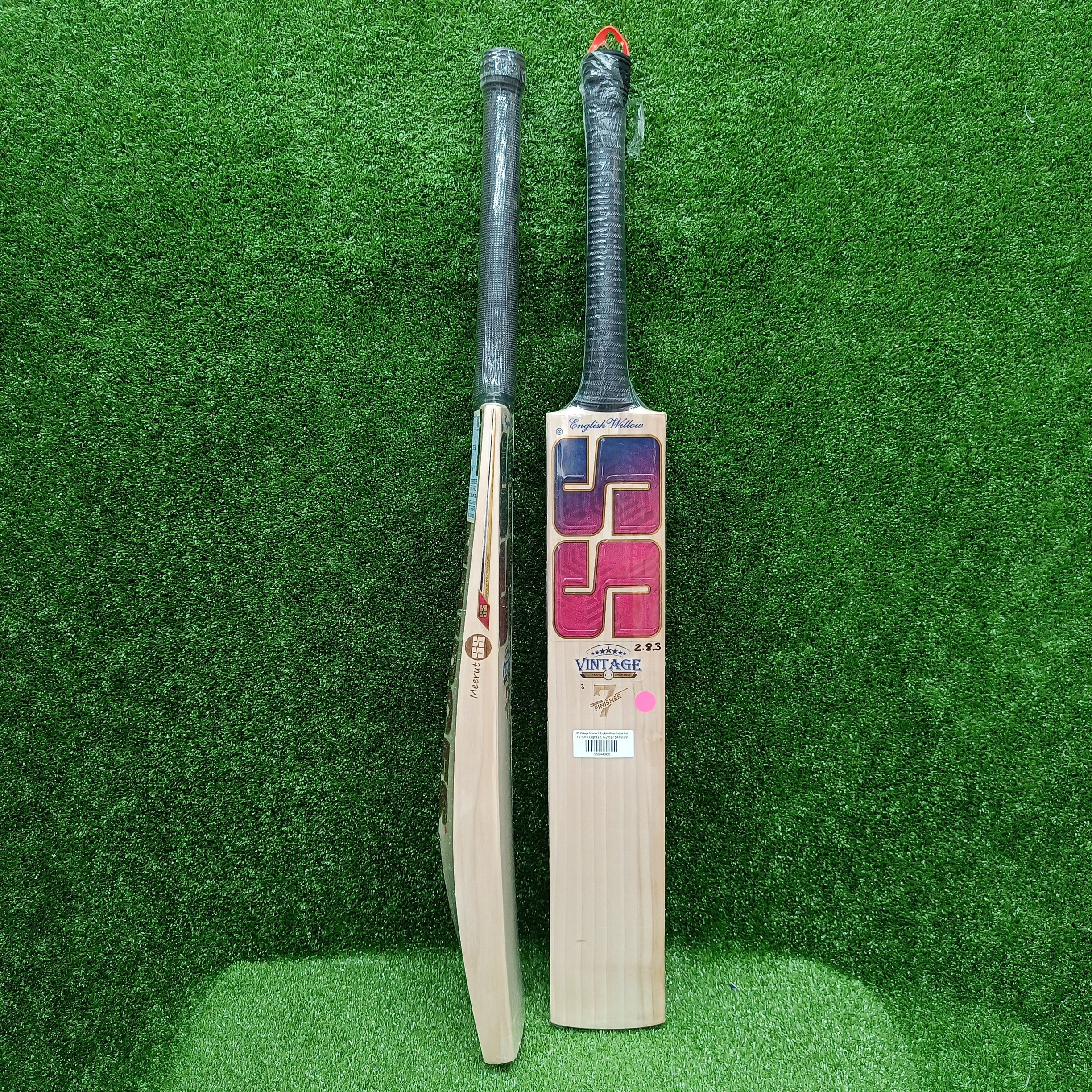 Premium SS Vintage Finisher 7 English Willow Cricket Bat - Professional Grade for Matches & Practice | Perfect for Cricket Enthusiasts & Club Players