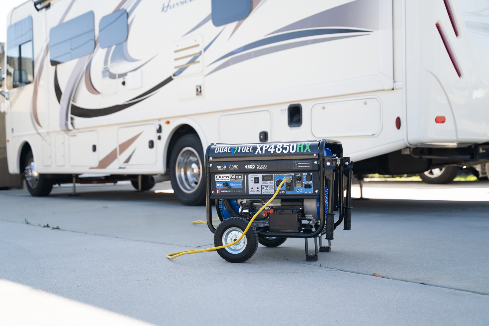 8500W Dual Fuel Portable Inverter Generator with CO Alert - Reliable Power for Camping, RV Trips & Emergency Backup