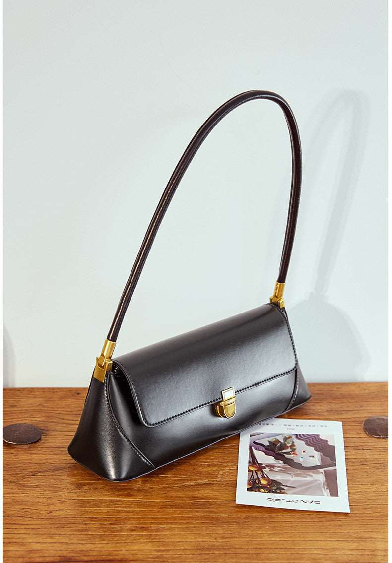 Stylish Genuine Leather Small Shoulder Handbag for Women - Perfect for Work, Travel & Everyday Use