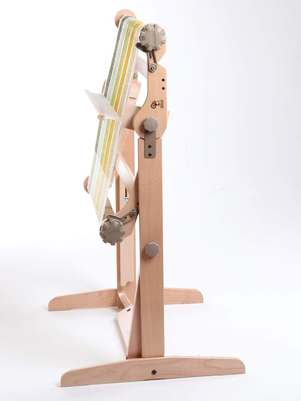 Ashford Knitters Loom Stand - Adjustable 12/20/28 Inch Height & Angle - Premium Lacquered Silver Beech Hardwood - Perfect for Knitting, Weaving & Craft Projects