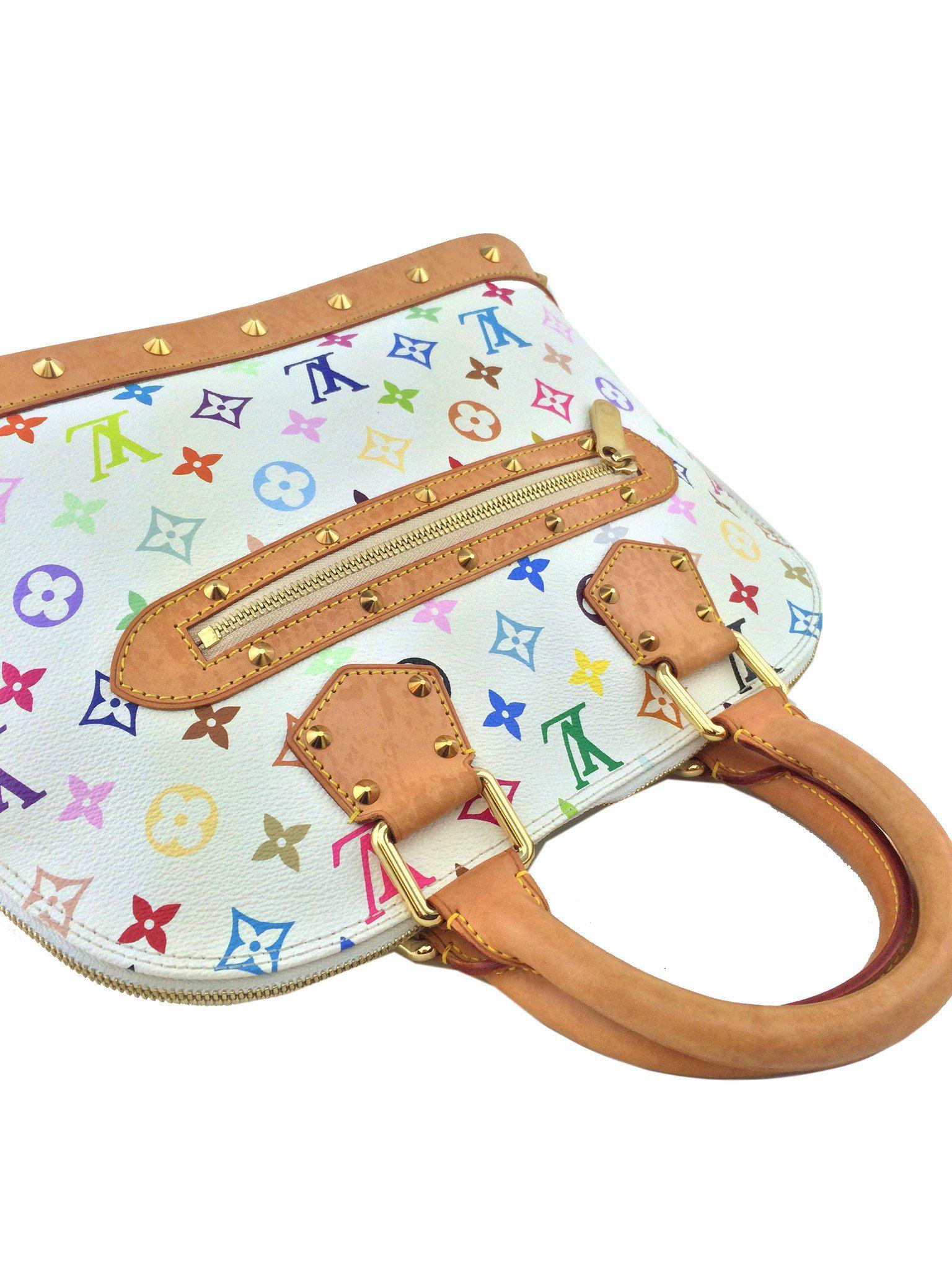 Authentic Louis Vuitton Multicolore Monogram Alma Handbag - Stylish Designer Shoulder Bag for Women | Perfect for Work, Travel & Evening Events