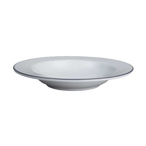 Alani 922487 Oasis Soup Bowl with Reinforced Rim - 12 oz. Durable Porcelain Bowl, Set of 24 - Perfect for Restaurants, Cafes, Catering & Home Use