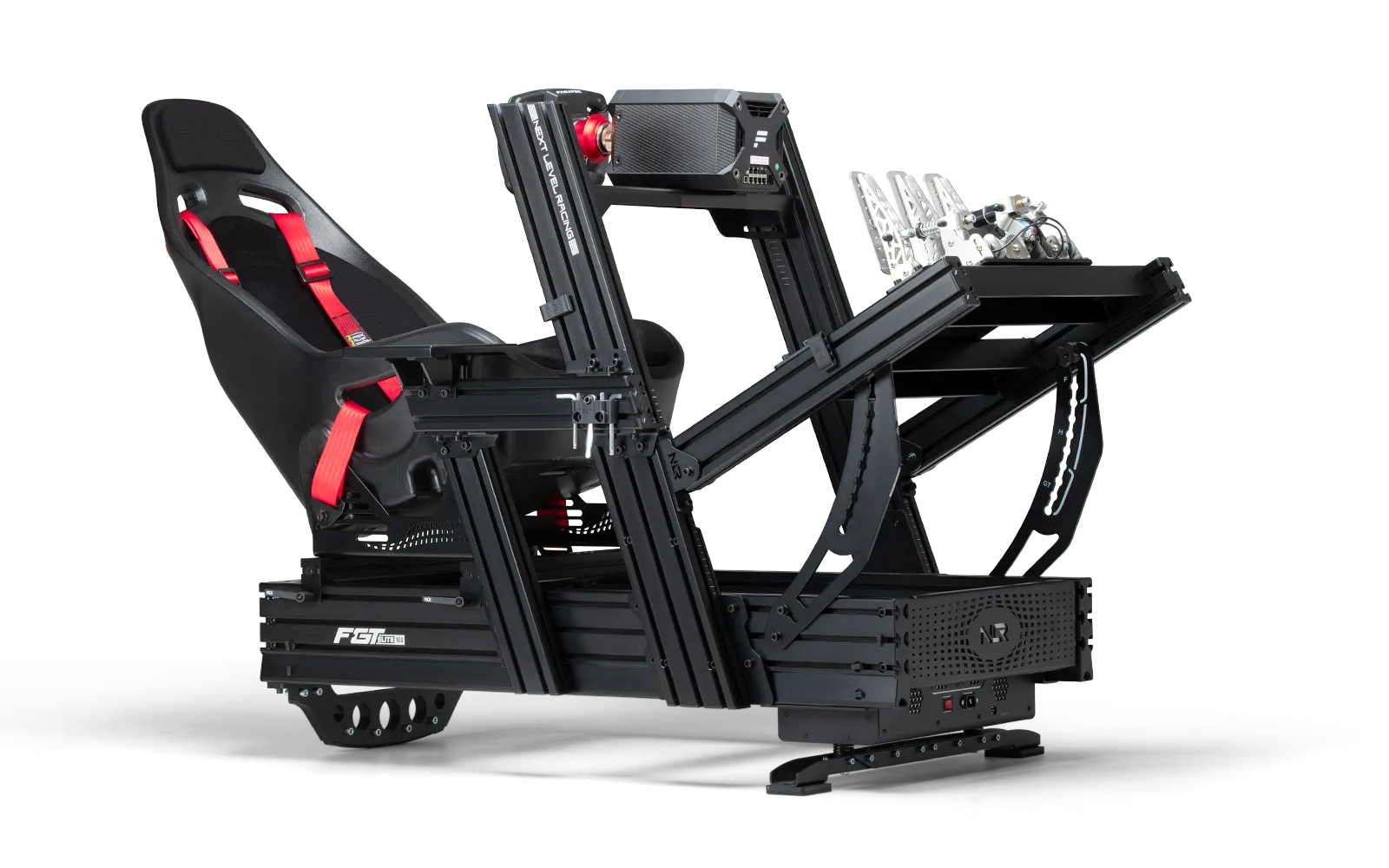Next Level Racing F-GT Elite 160 Wheel Plate Edition - Premium Racing Simulator Cockpit Frame for PC & Console Gaming | Perfect for Home Racing Setup & Esports Training