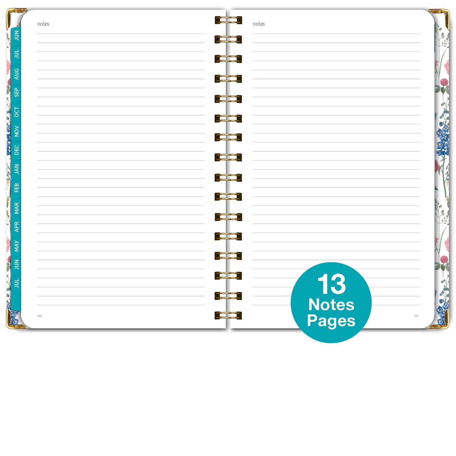 **2024-2025 Academic Planner Hardcover – June 2024 to July 2025, 5.5