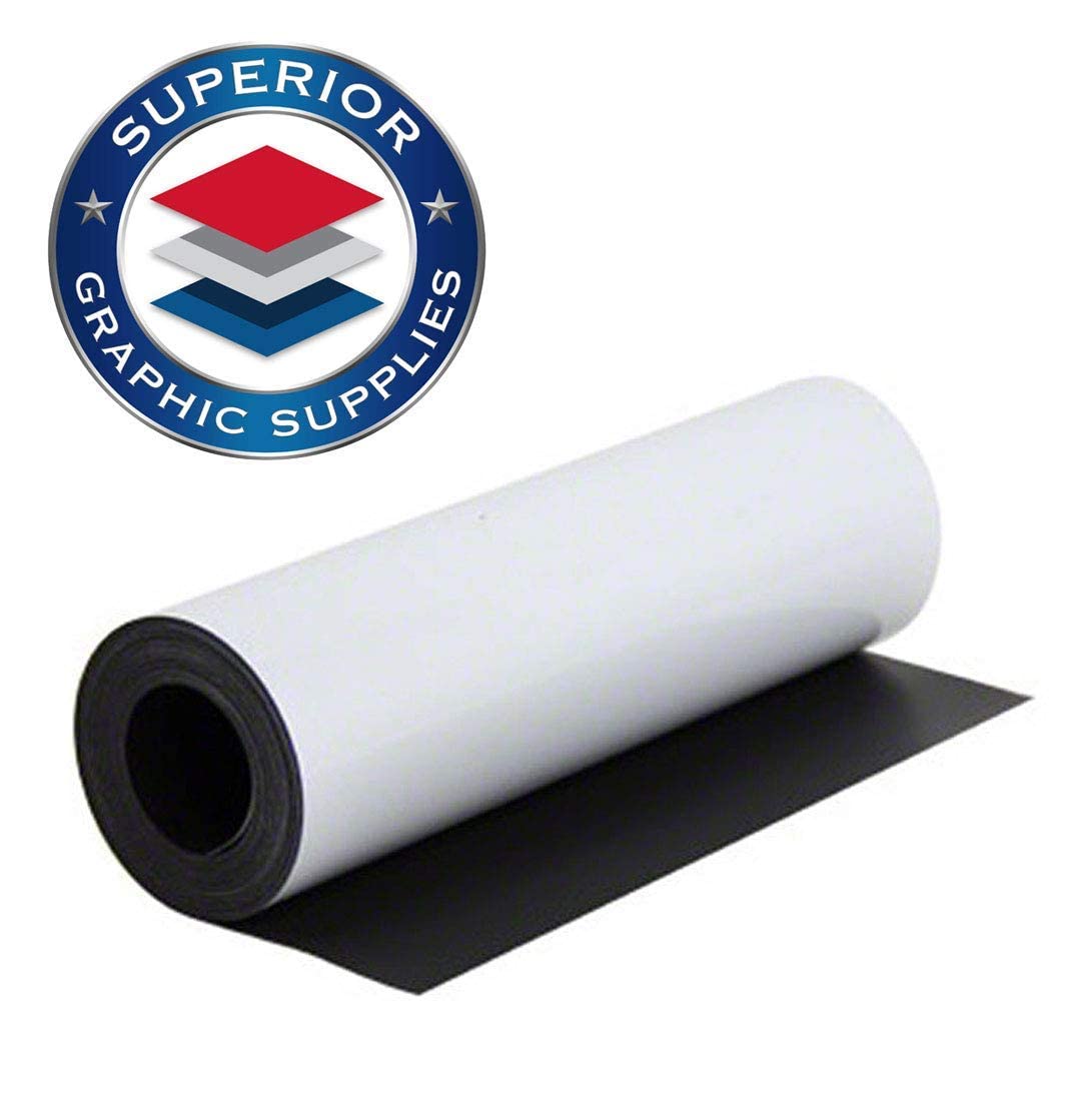 Premium Magnetic Whiteboard Sheets - 8 Pack Super Strong Flexible Matte Magnetic Roll for DIY Projects, School, Office & Home Organization
