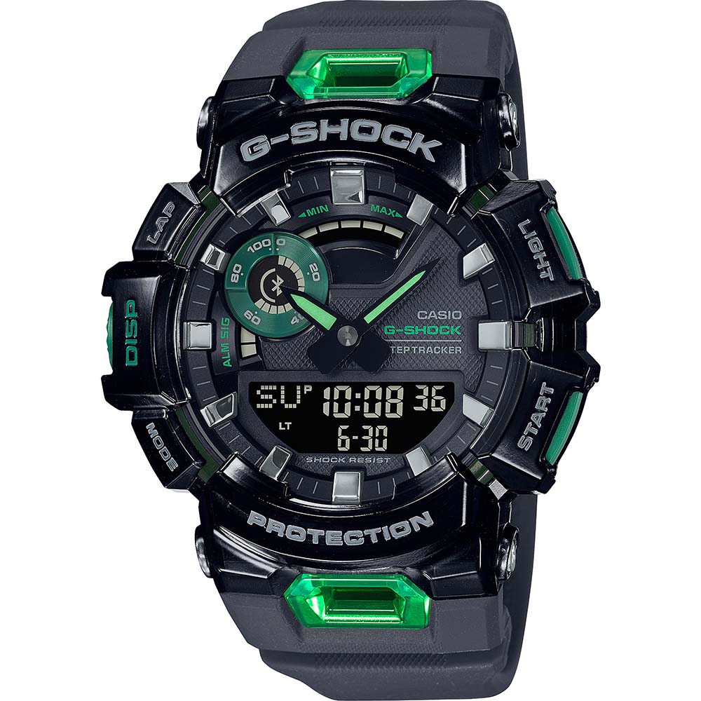 Casio G-Shock GBA900SM-1A3 Digital Sports Watch with Step Tracker & Heart Rate Monitor - Perfect for Running, Hiking & Outdoor Activities