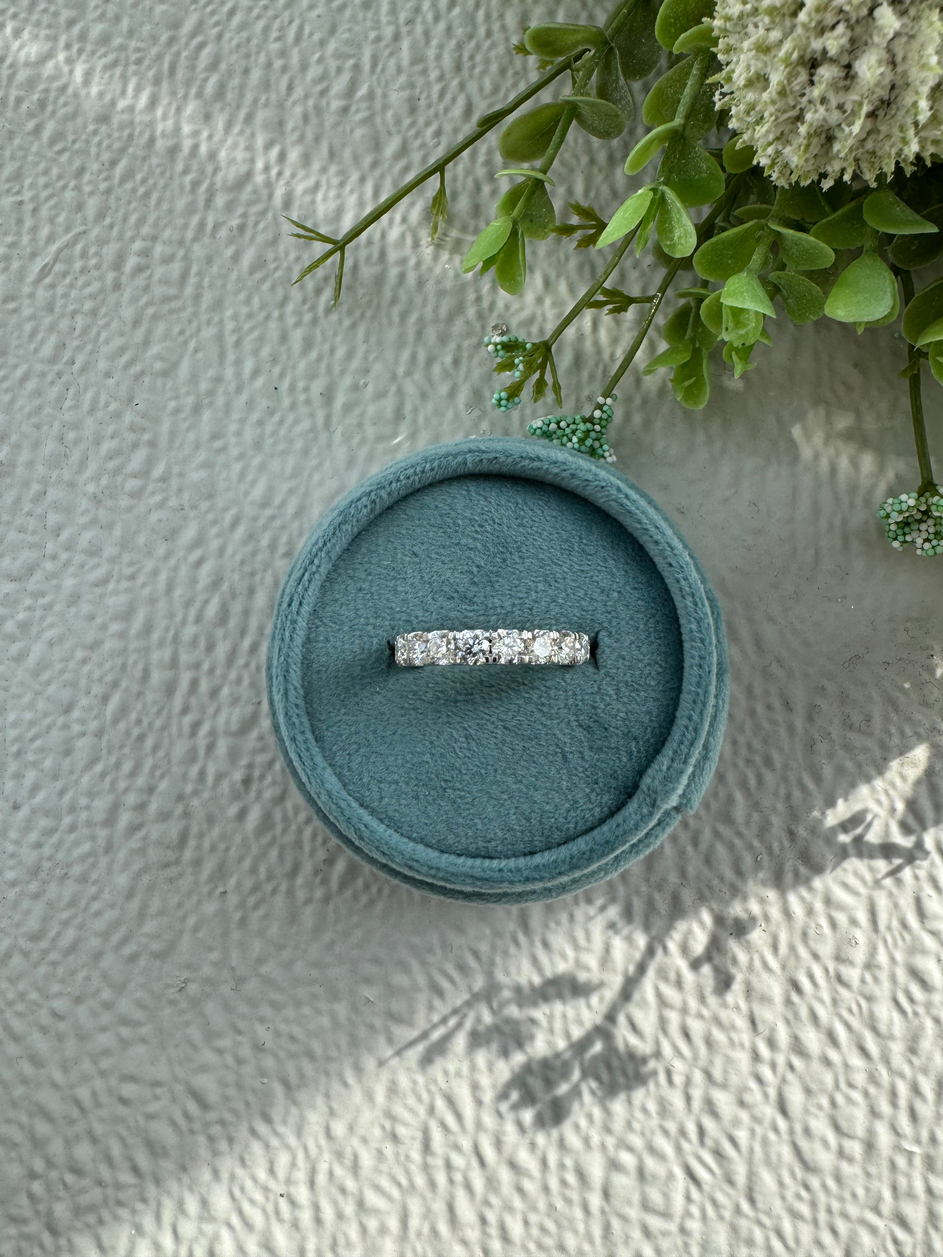 Lab Grown Diamond White Gold Wedding Band - Eco-Friendly & Affordable Engagement Ring for Women - Perfect for Proposals, Anniversaries & Special Occasions