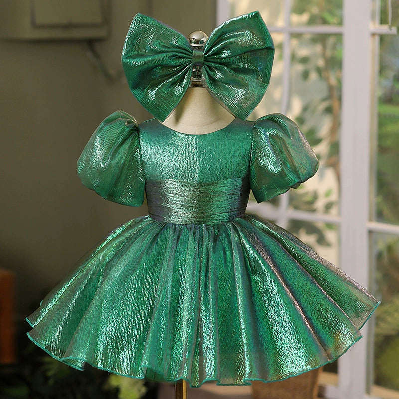 Sparkly Sequin First Communion Dresses for Baby Girls - Elegant Toddler Birthday Party Dresses | Perfect for Church Ceremonies, Christenings & Special Occasions