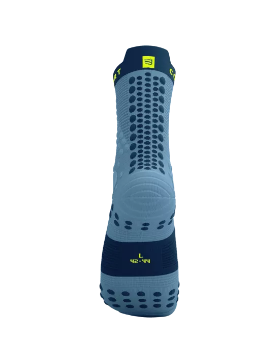 Compressport Unisex Pro Racing Socks v4.0 - High-Performance Trail Running Socks for Men & Women (Denim/Poseidon) - Ideal for Marathon, Hiking & Outdoor Sports
