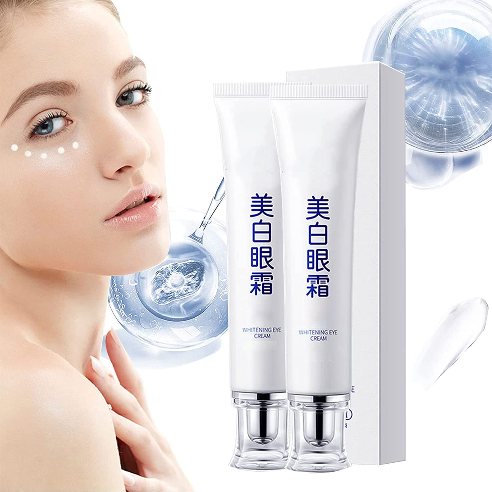 **Firming Anti-Wrinkle & Whitening Eye Cream – Instant Lifting, Reduces Eye Bags & Fine Lines – Temporary Tightening Treatment (2PCS) – Perfect for Morning & Night Skincare Routine**    或    **Instant Lifting Eye Cream – Anti-Wrinkle, Whitening & Firming Treatment – Reduces Eye Bags & Fine Lines (2PCS) – Ideal for Daily Use & Travel Skincare**