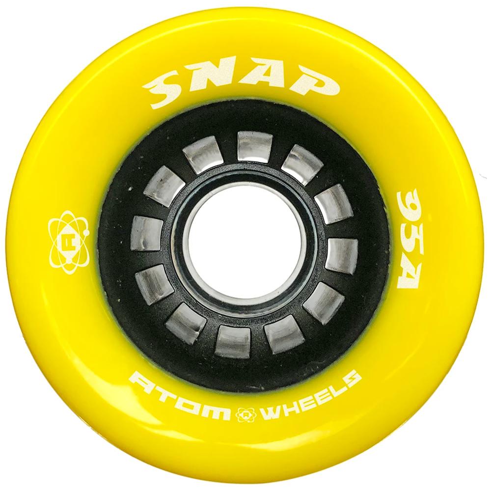 Atom Snap Wheels 60mm 4 Pack - High Performance Skateboard Wheels for Smooth Riding | Perfect for Street Skating, Park Tricks & Commuting