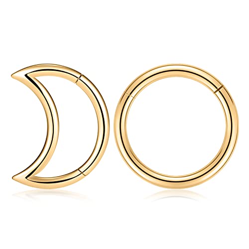 Style3:Gold with Moon Shape