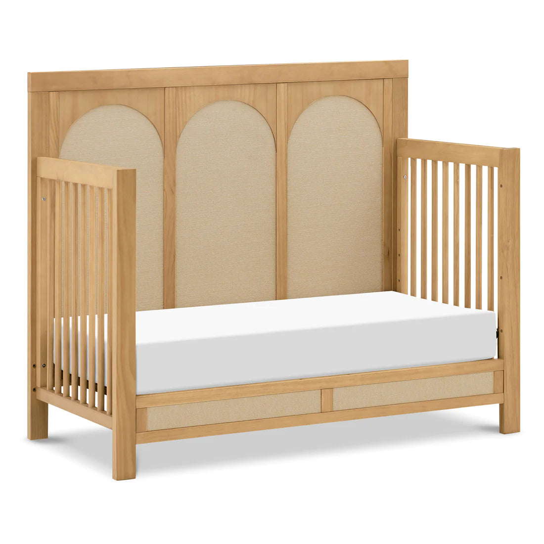 Eloise 4-in-1 Convertible Baby Crib - Toddler Bed, Daybed & Full-Size Bed - Safe & Stylish Nursery Furniture for Newborns to Teens (Perfect for Baby Rooms, Daycare Centers & Guest Bedrooms)
