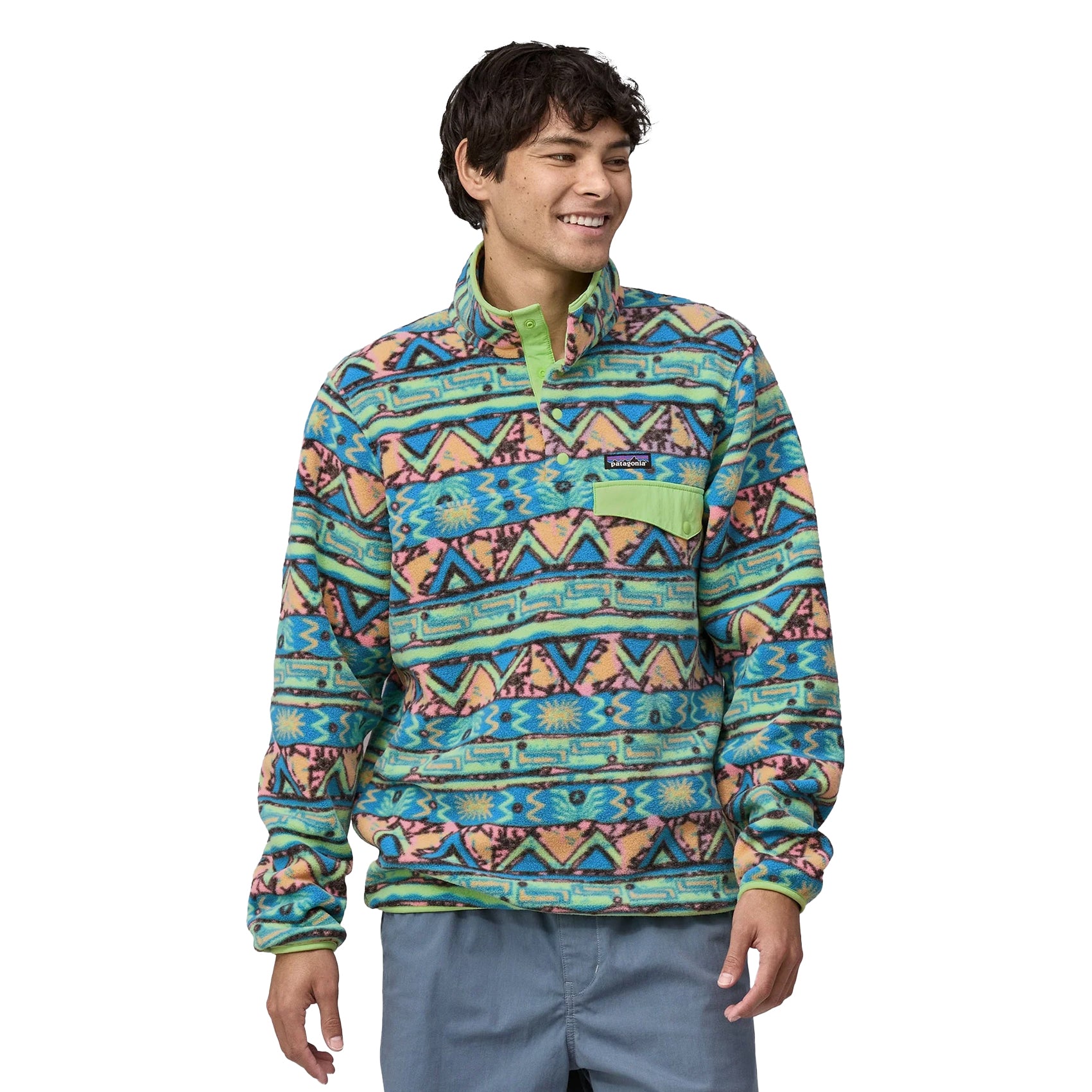 Patagonia Men's Synchilla Snap-T Fleece Pullover - Warm & Cozy Outdoor Jacket for Hiking, Camping & Casual Wear