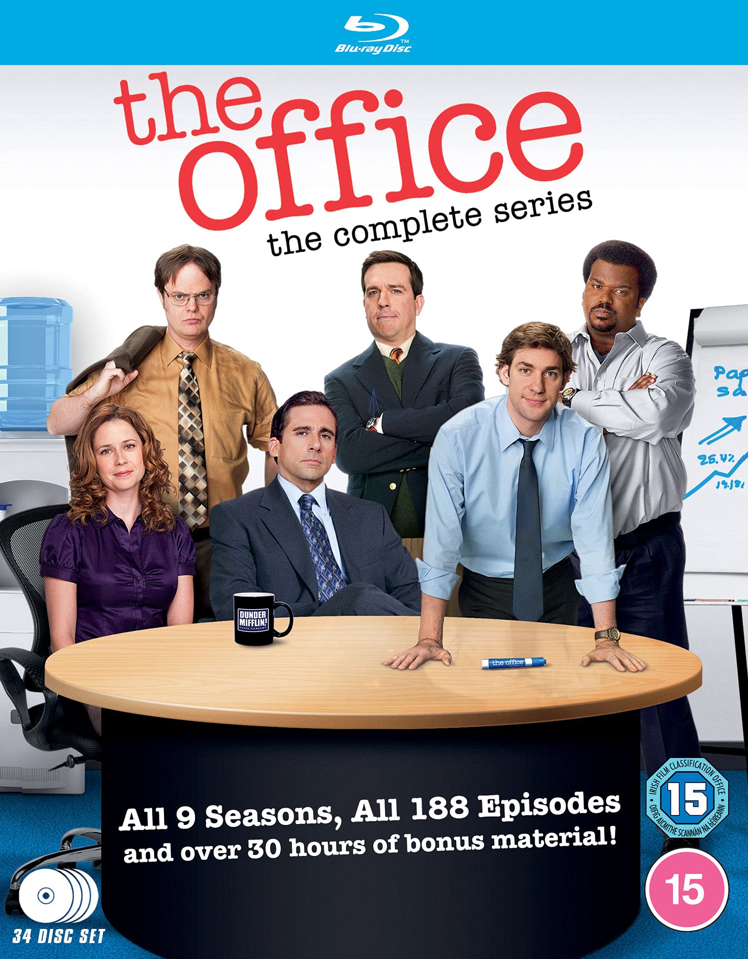 The Office: Complete Series Blu-ray Box Set (2005) - Perfect for Home Entertainment & TV Show Collectors