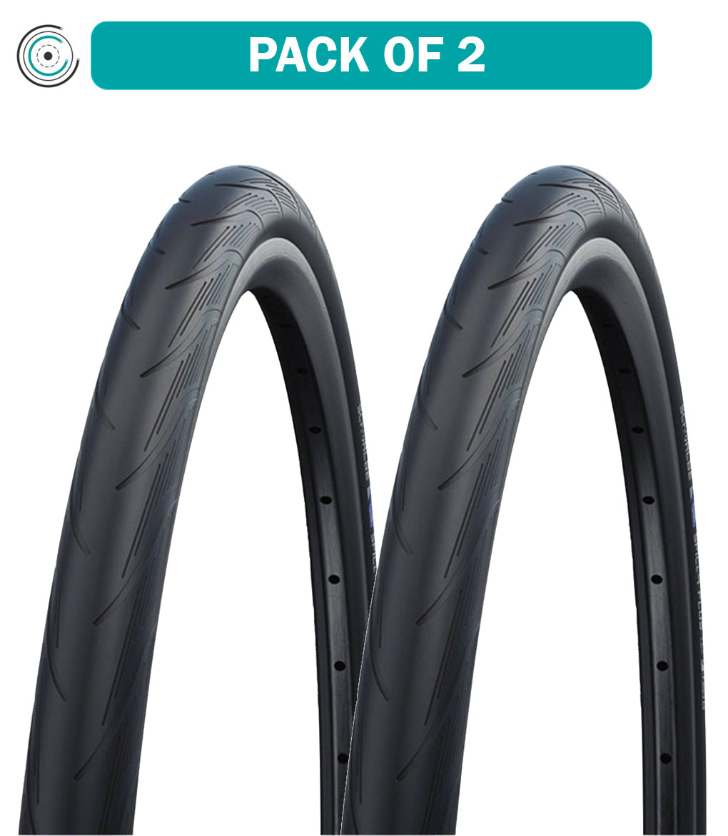2 Pack Schwalbe Spicer Plus 700x38mm Bicycle Tires - Wire Bead Clincher with PunctureGuard Technology (SBC 11159237.01) for Commuting, Touring & Urban Cycling