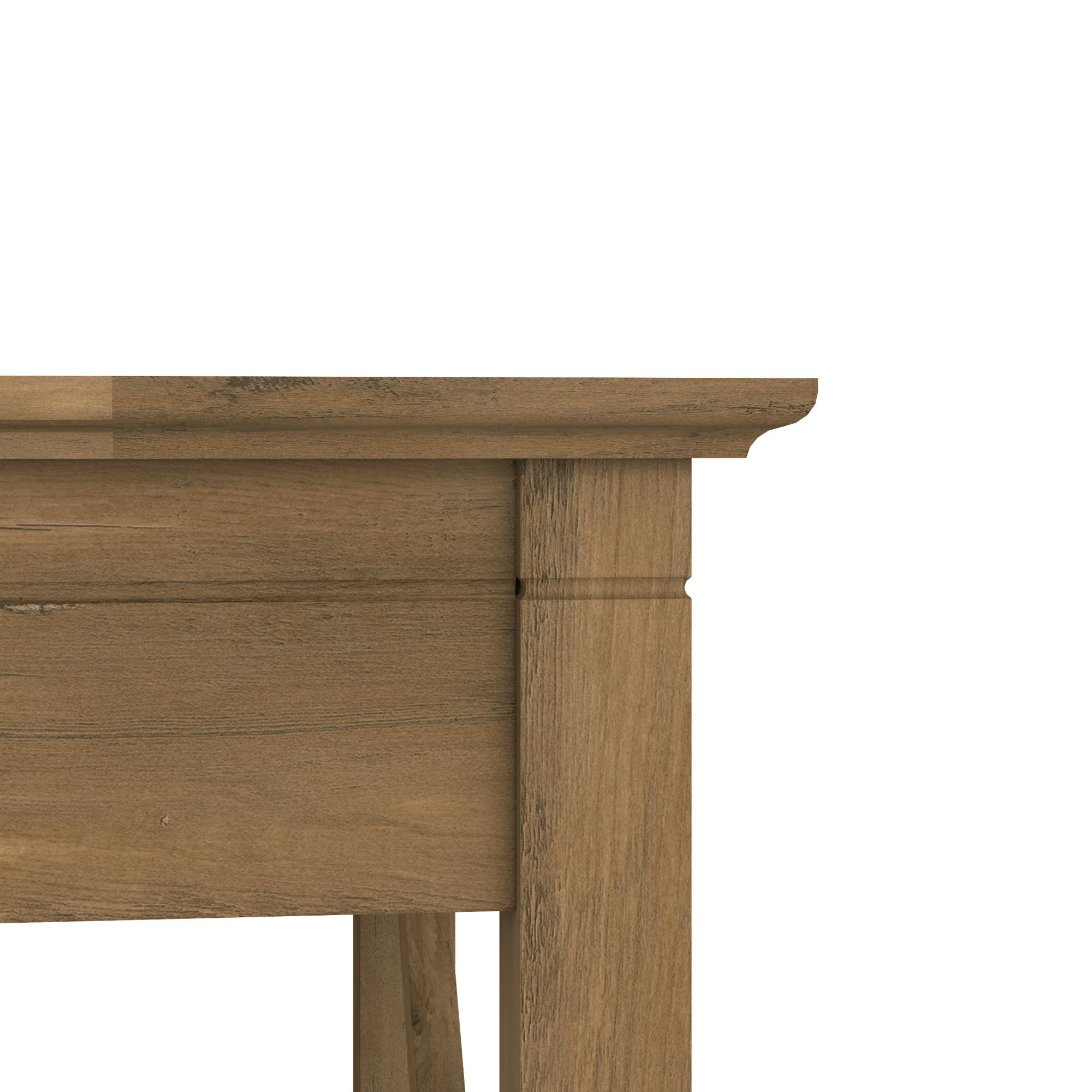Bush Furniture Key West 48W Reclaimed Pine Writing Desk - Perfect for Home Office, Study Room & Small Spaces