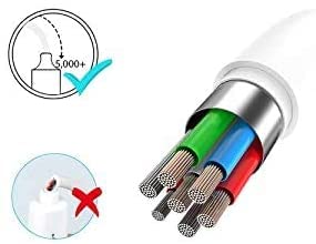 FitTurn [2-Pack] Fast Magnetic Charger for Michael Kors Smartwatches - Compatible with Access Gen 5 Lexington/Bradshaw, Gen 4 Runway/Sofie/MKGO - 3.3ft/100cm Replacement Charging Cable - Perfect for Home, Office & Travel Use